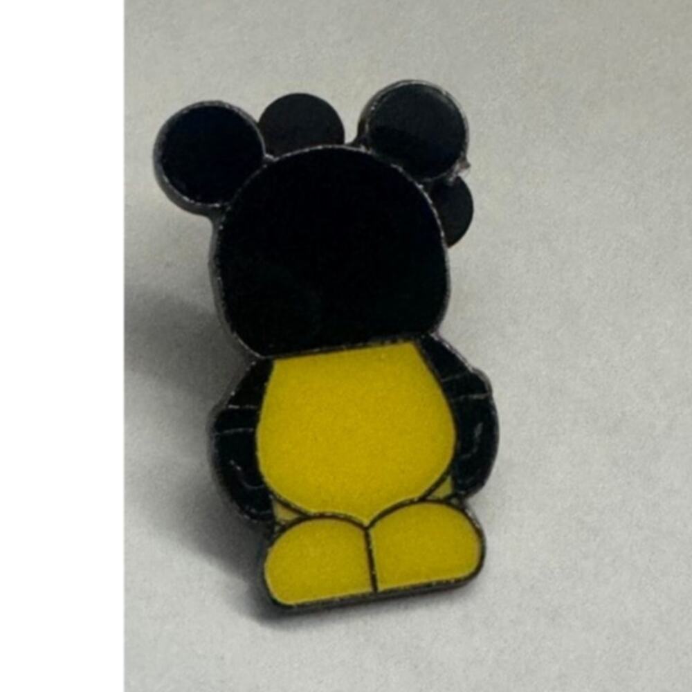 Disney Vinylmation Jr Black Yellow Mickey Mouse Trading Pin Hidden Mystery